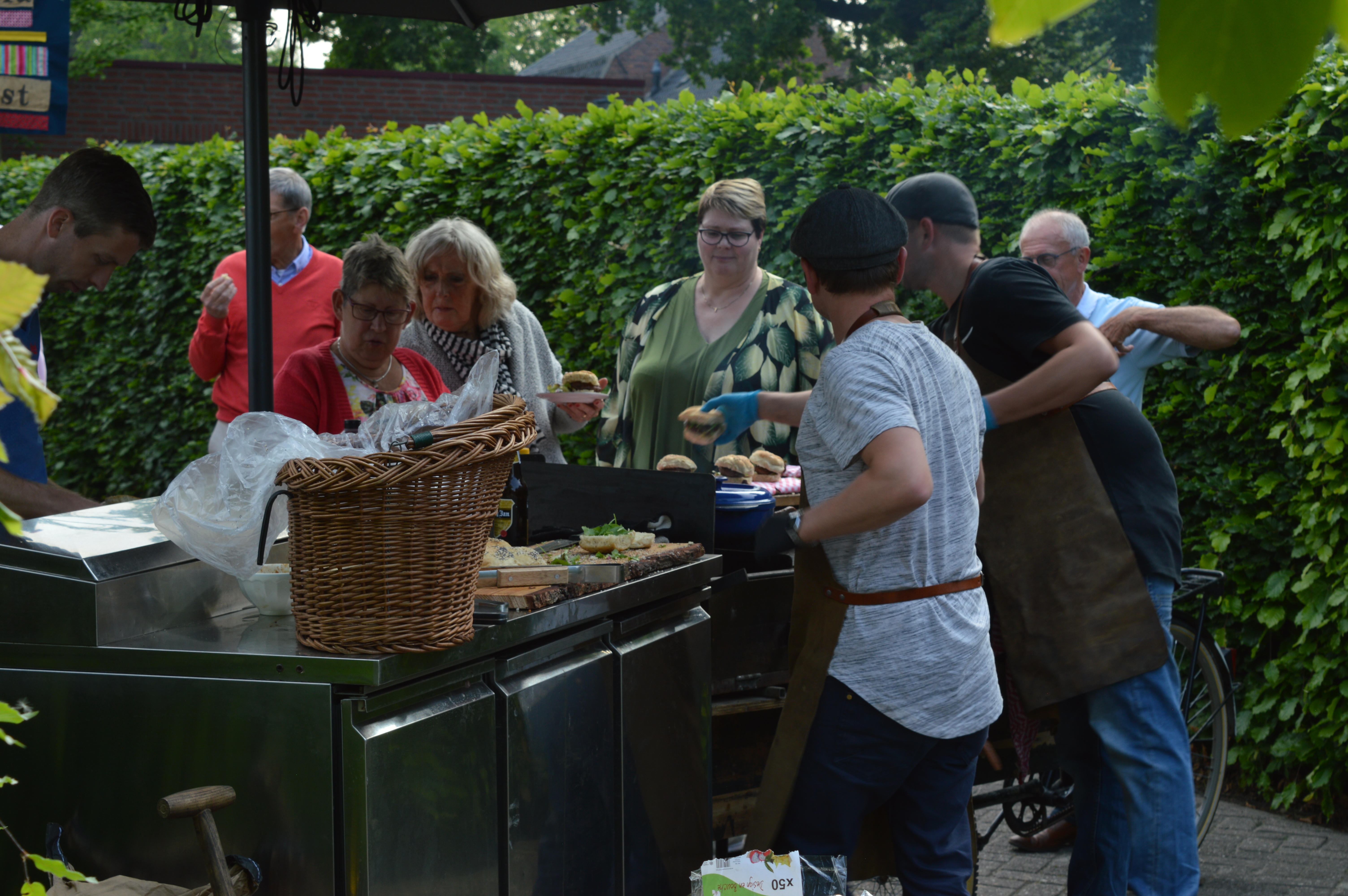 Burger Bike in Actie